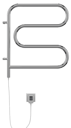 Электро 25 F-обр 600х600 поворотный Полотенцесушитель TERMINUS Красноярск - фото 2